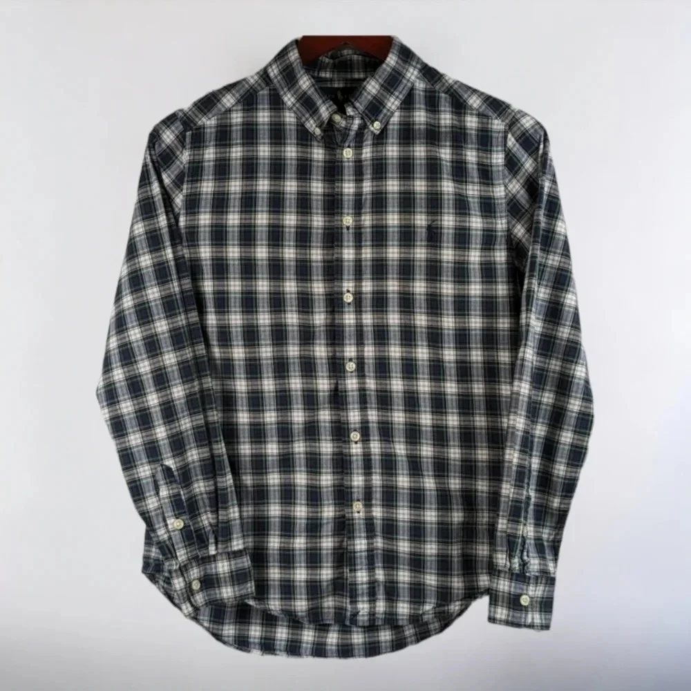 Ralph Lauren boys 14/16 plaid long sleeve shirt - Picture 1 of 7